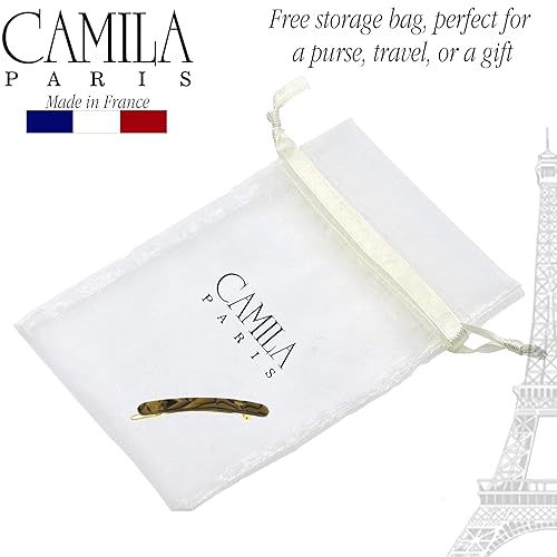 Miniatura 6 de Camila Paris CP2990 - Pinzas para el cabello francesas para mujeres, hechas a mano, para niñas pequeñas, con pasador lateral, accesorios para el
