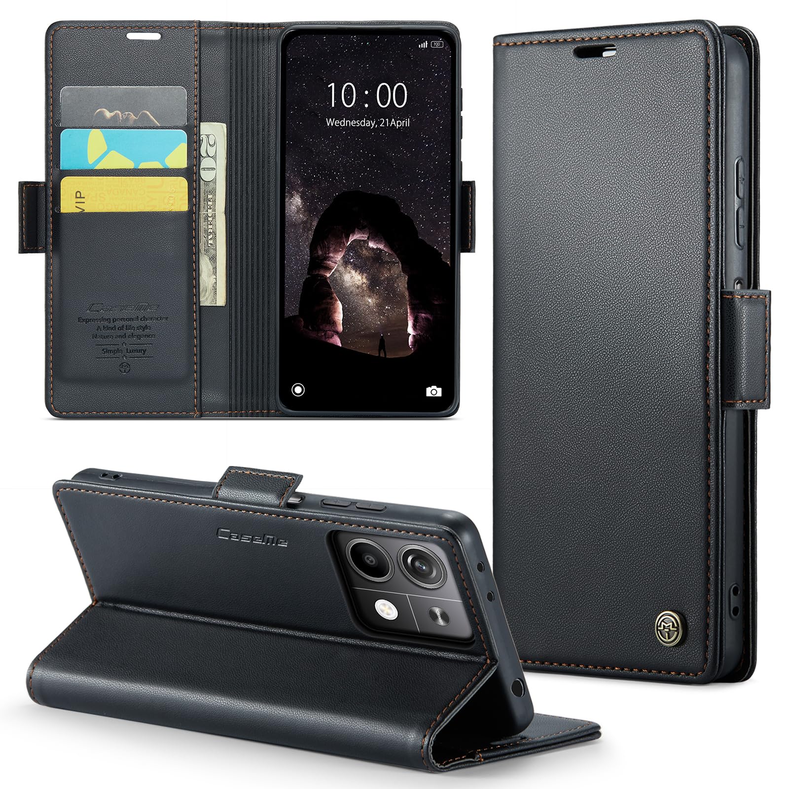 BEZ Cover per Samsung A55 5G, Custodia per Portafoglio Samsung Galaxy