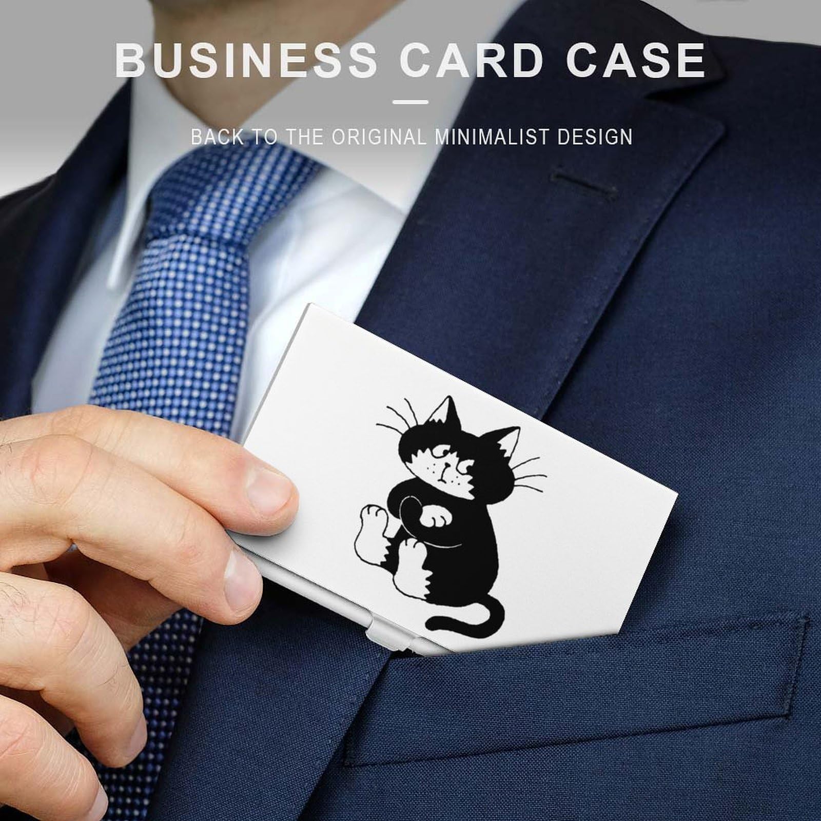 (タダノ猫) wild swans Wネームレザー 名刺入れ 黒 タダノ猫) wild swans Wネームレザー 名刺入れ 黒 タダノ猫