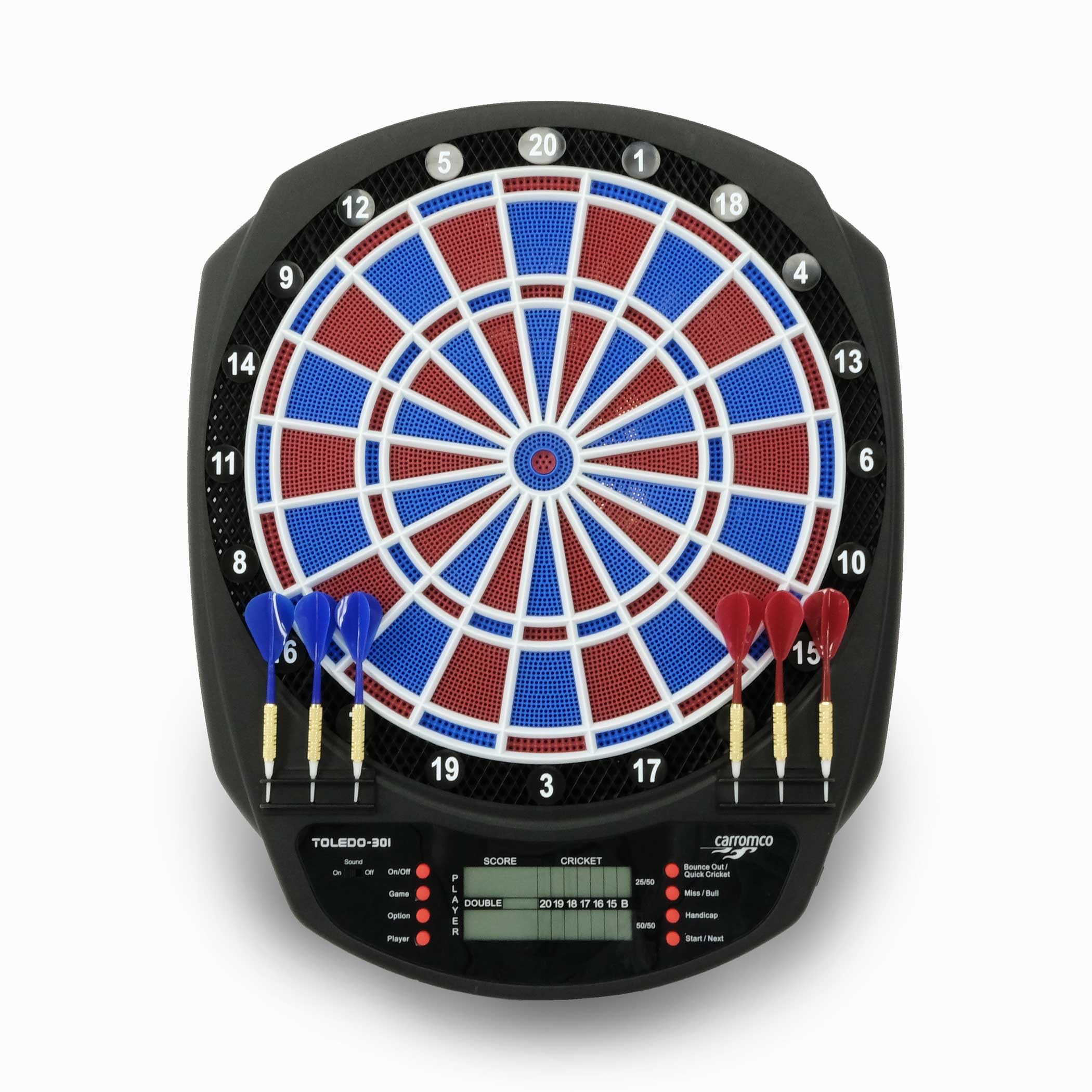 Carromco TOLEDO-301 Elektronische Dartboard