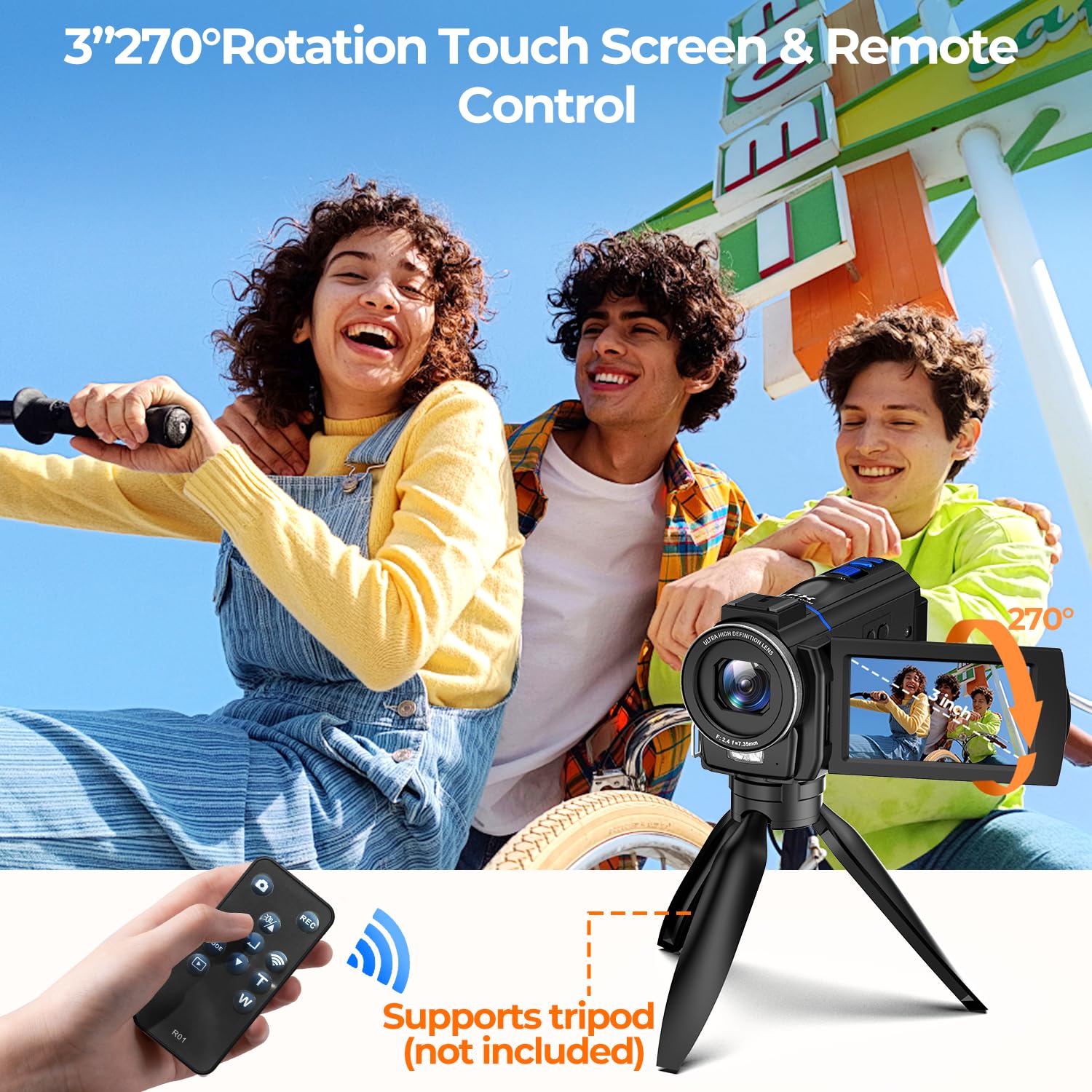 FIREFOTO Video Camera 4K 42MP: 4K-48MP