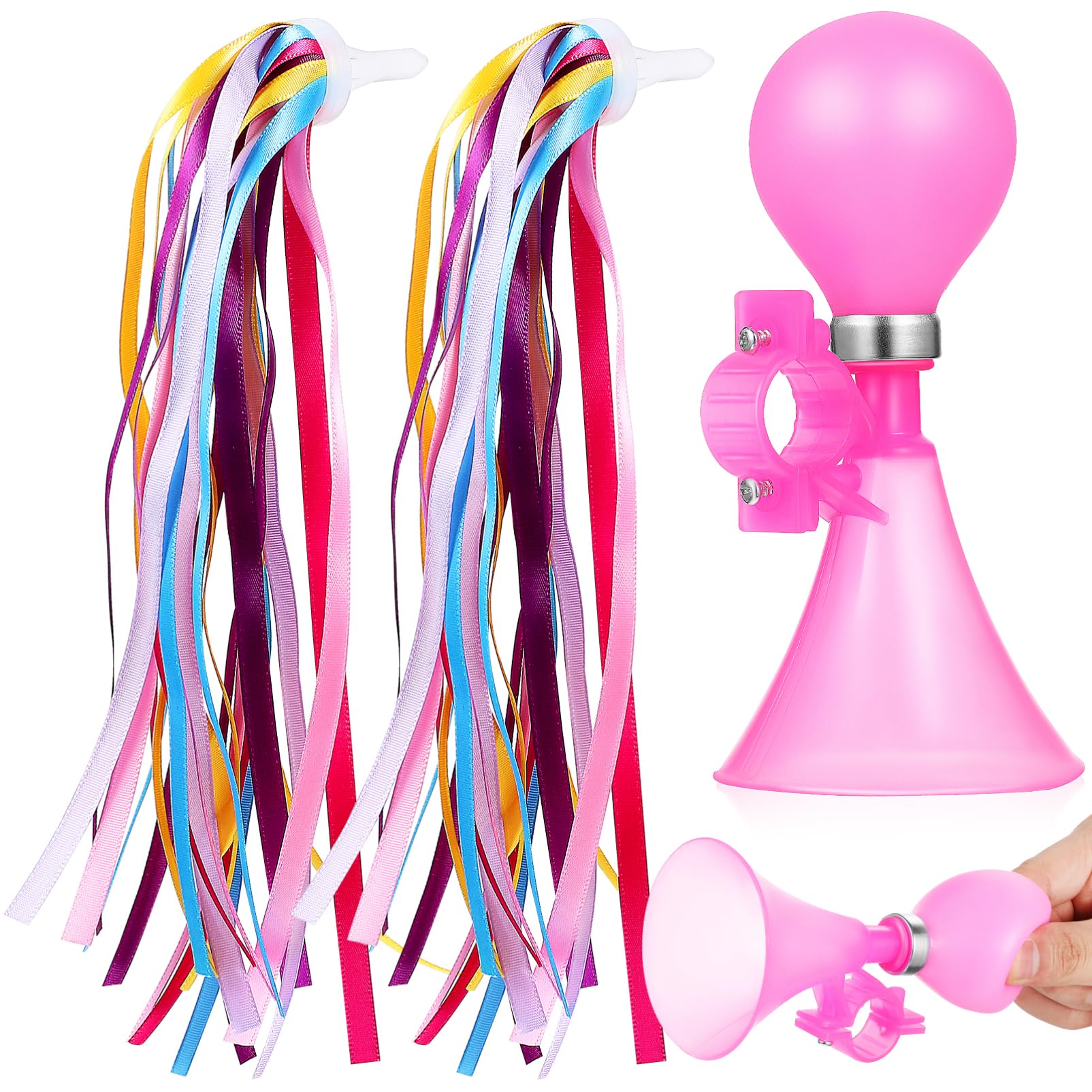 BESPORTBLE 1pcs Kid's Bicycle Bell Trumpet Horn Bike Horn for Kids Aluminum Handle Streamers Bike Accessories