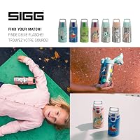 SIGG Shield One Great Day rozsdamentes acél gyerek kulacs, szénsavas italokhoz, szivárgásmentes, BPA-mentes, szürke, 0,5 L 5