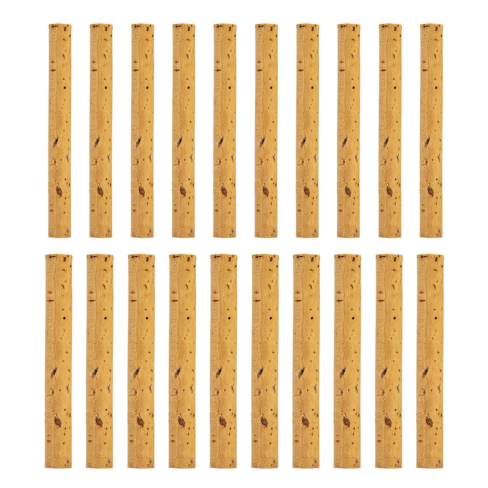 XuQiZZpp 20Pieces Cork Wood Float Stick Diameter 6mm and 8mm for Lures Carp Baits Outdoor Carp Fishing Tackle Accessories Set