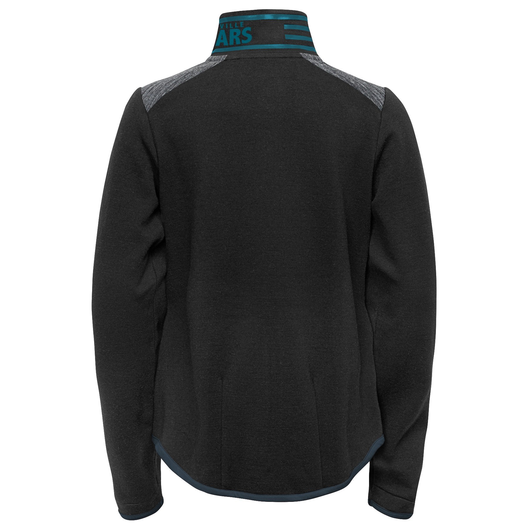 Outerstuff NFL Jacksonville Jaguars Youth Boys Aviator Full Zip Jacket Black, Youth Medium(10-12)