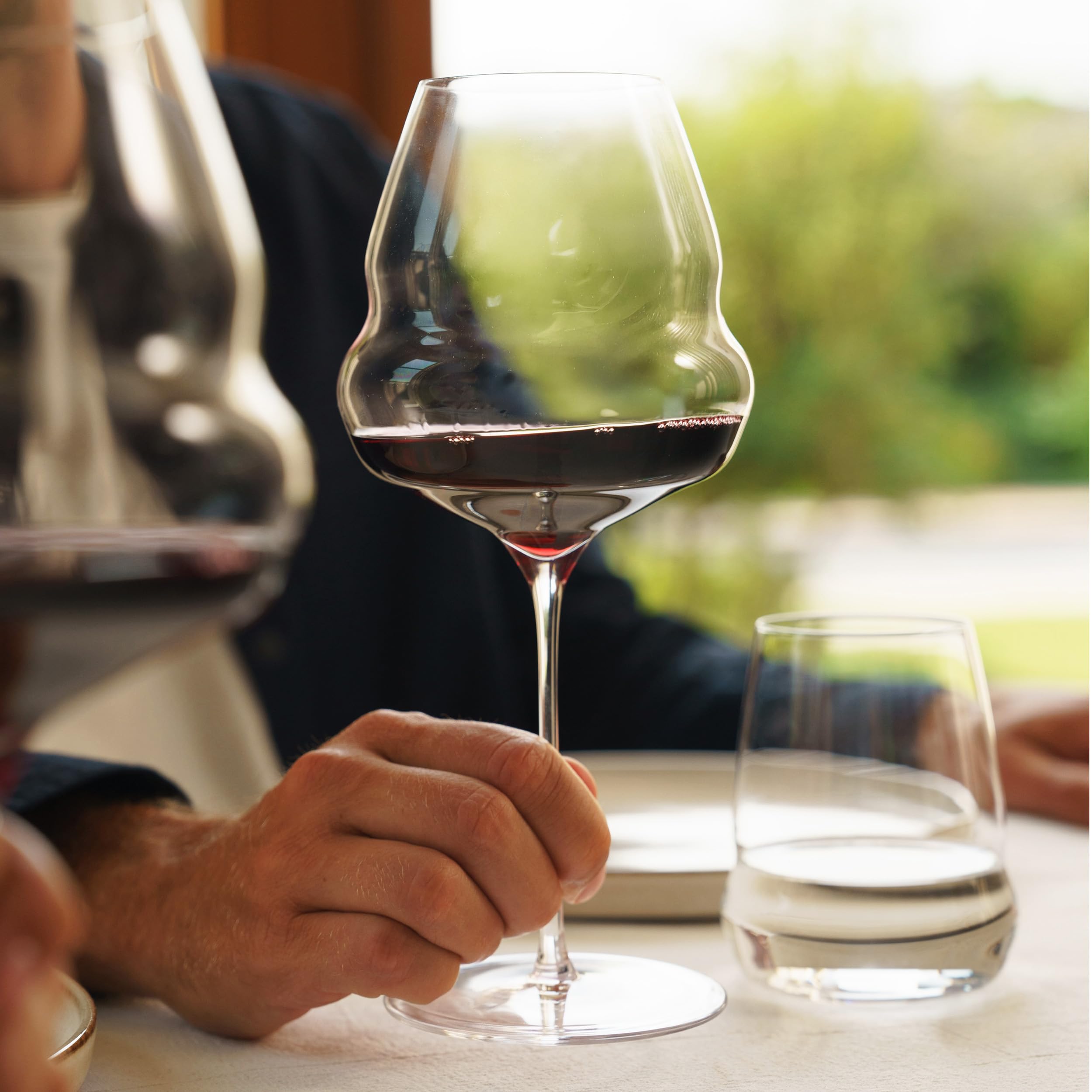 Stölzle Lausitz Copas de Vino Tinto Quatrophil Set de 6, 710 ml – Copas para Borgoña y Pinot Noir – Óptima Liberación de Aroma y Diseño Elegante – Resistentes a Lavavajillas