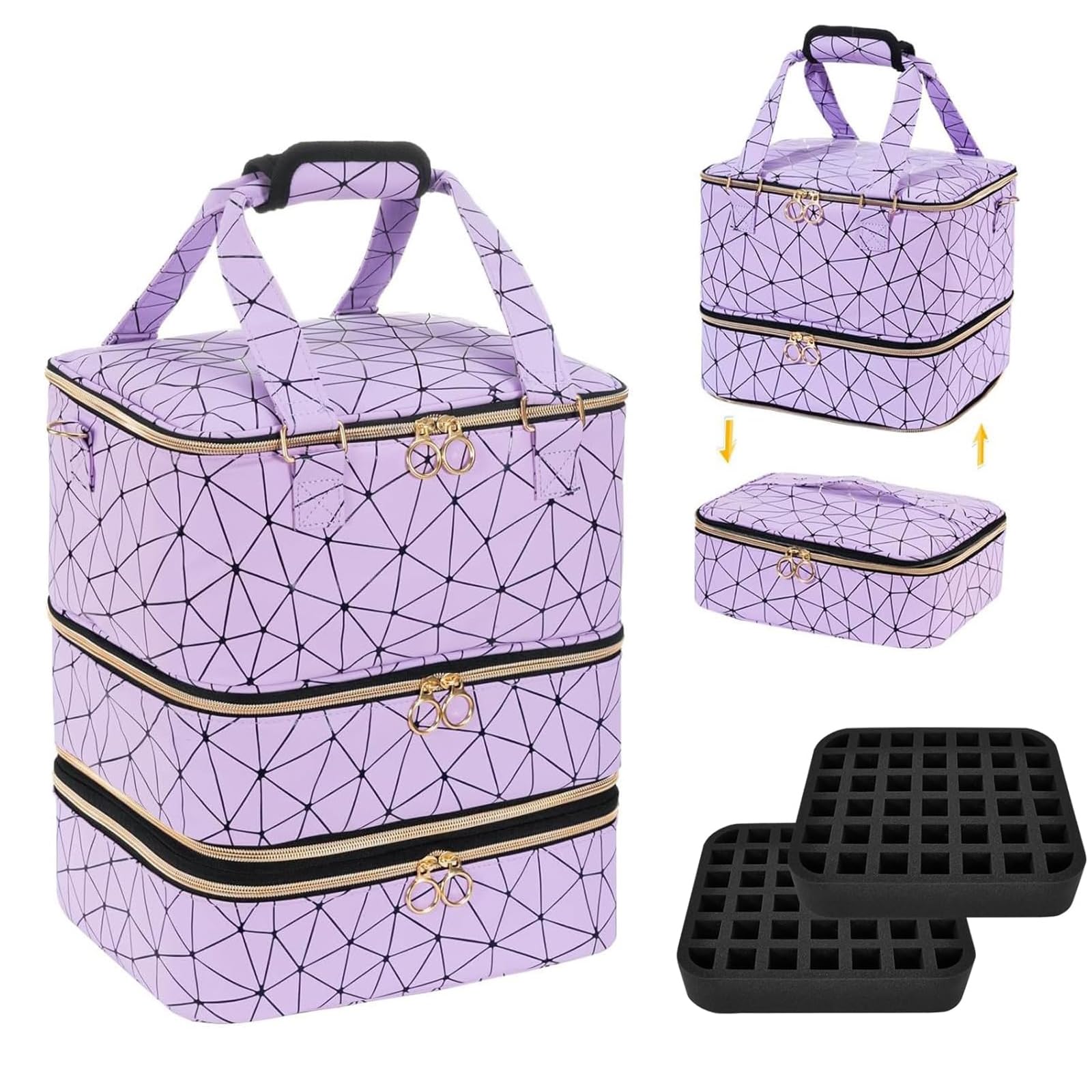 Yolispa Nail Polish Organizer Bag