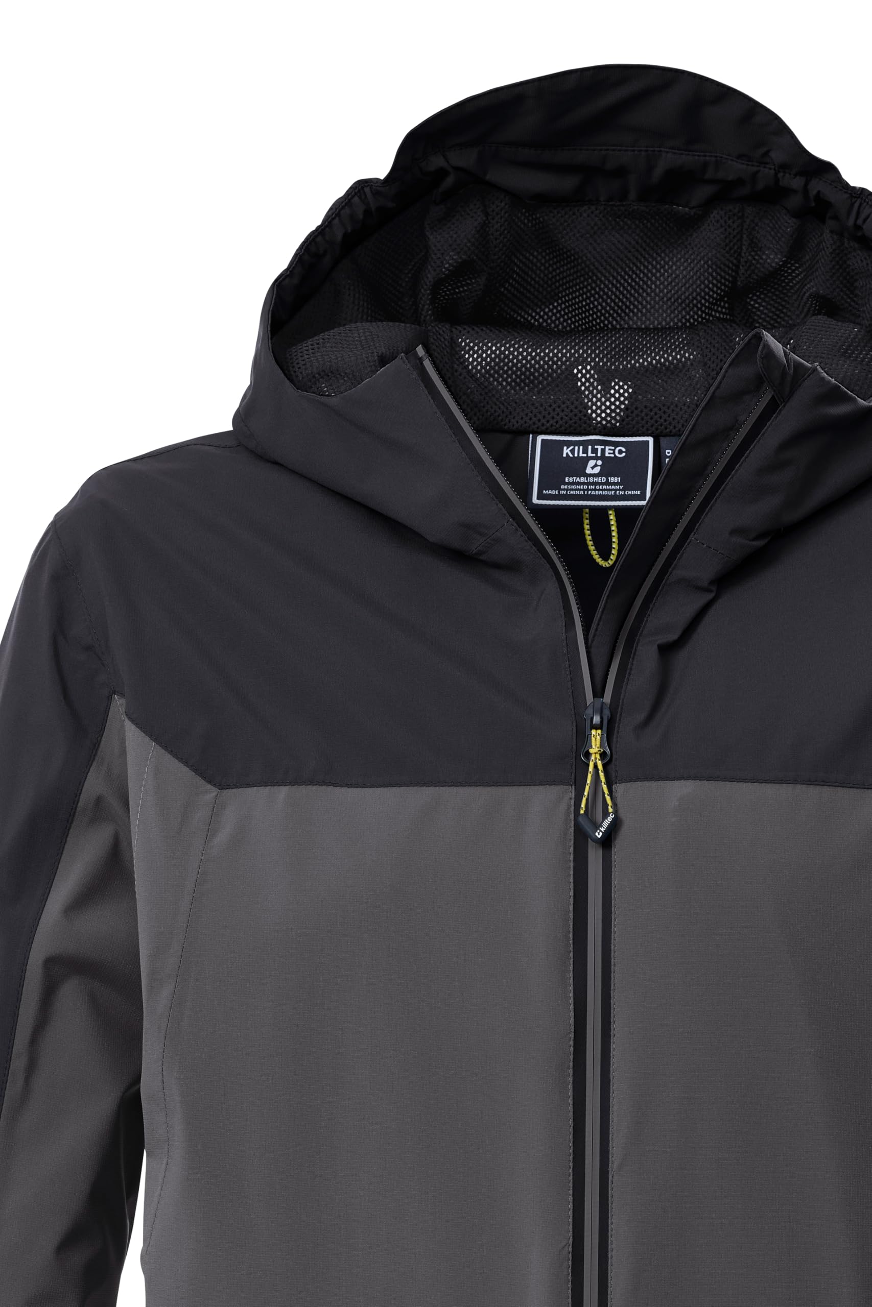 killtec Herren Funktionsjacke/Outdoorjacke mit Kapuze KOS 40 MN JCKT, anthrazit, L, 43999-000