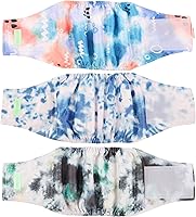 Vista 24 de wegreeco Pañales lavables para perros machos, paquete de 3 (ballena, talla L)