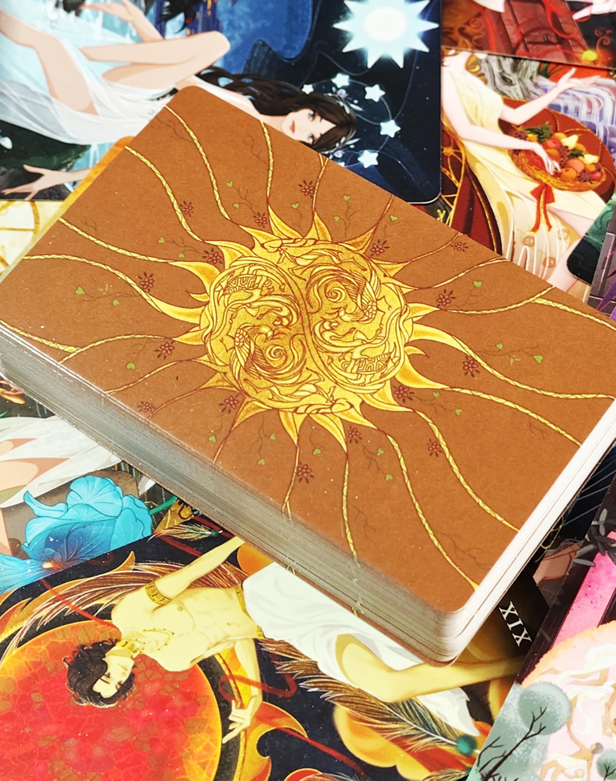 Aura Tarot(Portable Version),78 Tarot Deck,Fortune Telling Game