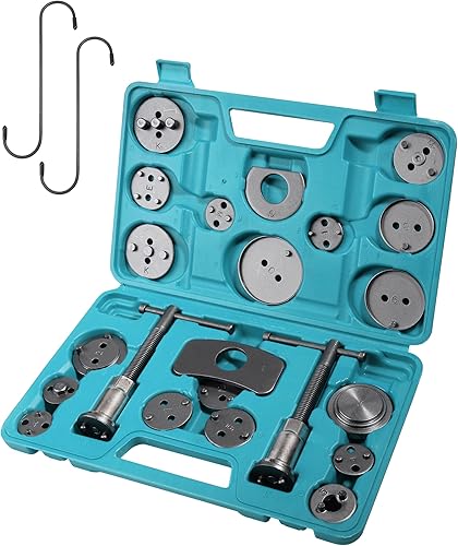 24 herramientas de compresión de pinza de freno, herramienta de pinza de freno, accesorios de automóvil, herramienta de compresor de pistón de