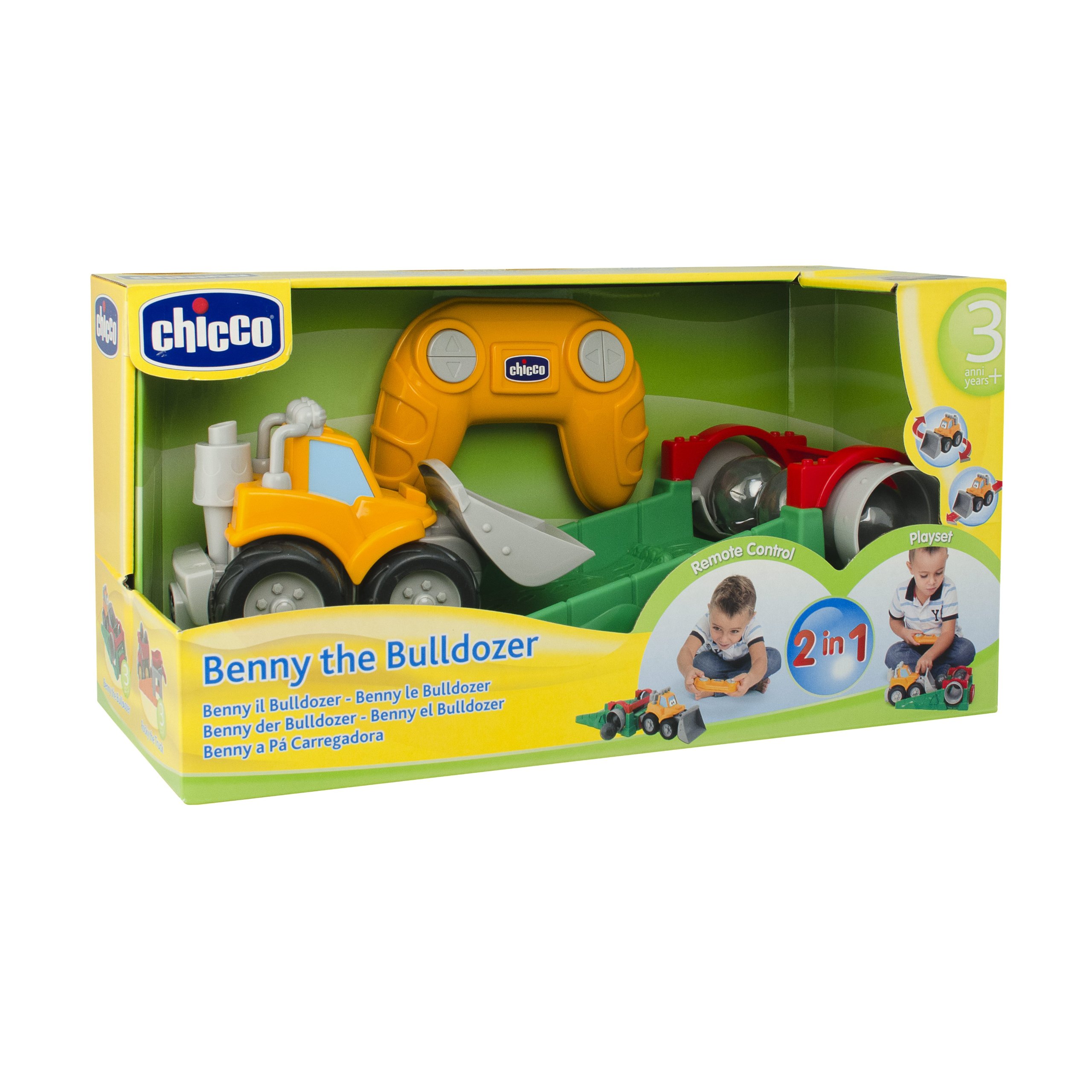Chicco 52320 - Gioco Radiocomandato Ruspa Playset Rocky Dozer New