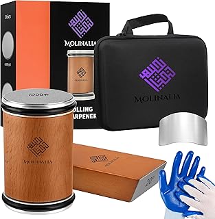 Rolling Rolling Knife Sharpener with Angle Adjustment