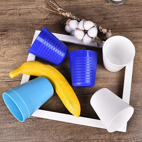 Miniatura 5 de fulong Eco-friendly Unbreakable BPA Free Dishwasher Safe Plastic Drinking Cups for kids&Adult,Reusable Water Tumblers dishwasher safe (8oz-Set of 6)