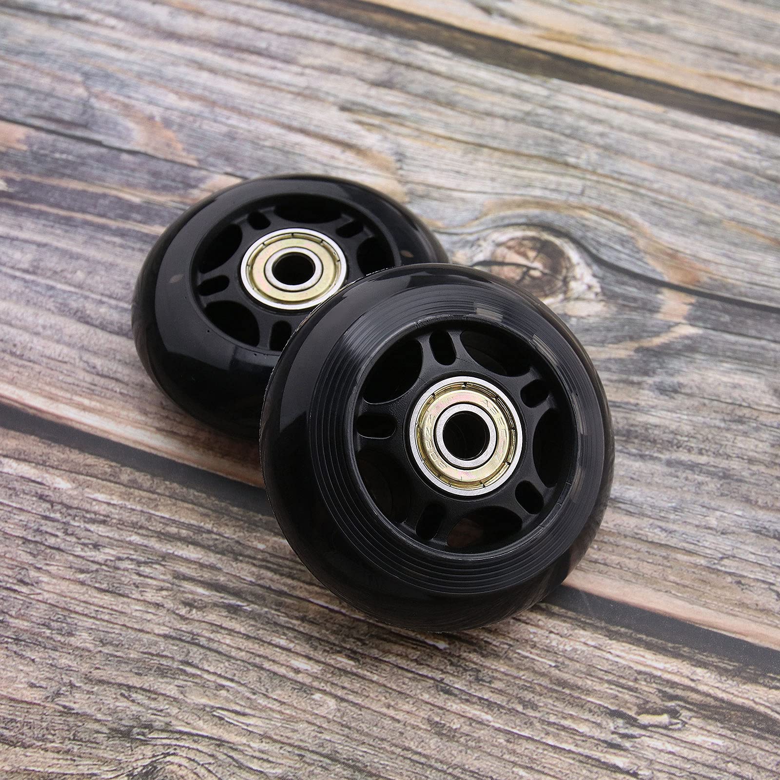ECSiNG 8 Piezas Patinaje 70mm 82A Rodamiento ABEC-7 608ZZ para Niños Niñas Interiores Exteriores