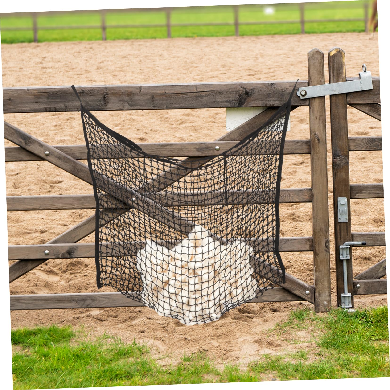 Red De Heno Para Caballos, Alimentador De Heno Lento, Red Colgante, Bolsa De , Bolsa De Red Para Heno Para Alimentación De Caballos Y Cabras