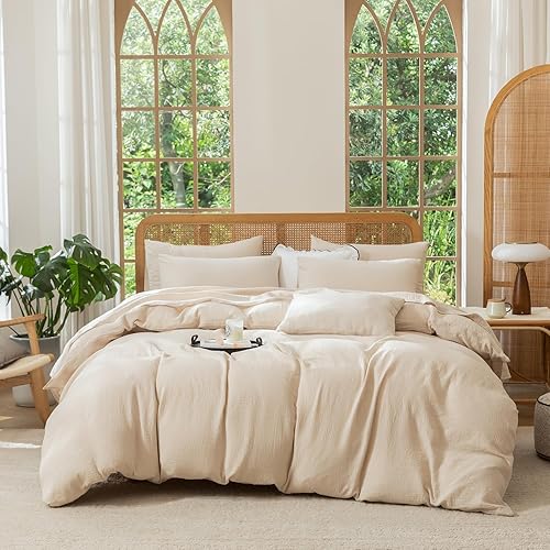 Miniatura 3 de Funda de edredón Boho Individual, suave, 100% algodón, juego de ropa de cama bohemio de 3 piezas, exótico, rojo, verde azulado, bohemio, mandala,