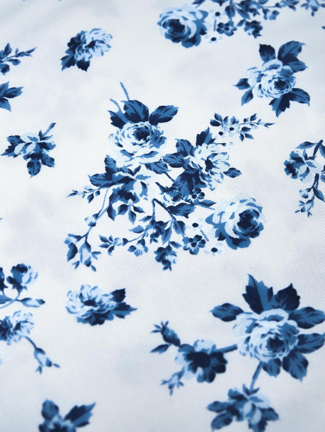 Women's Summer Floral Puff Sleeve Tops Dressy Casual Ruched Square Neck Boho T Shirts Vacation Outfits - Image 2