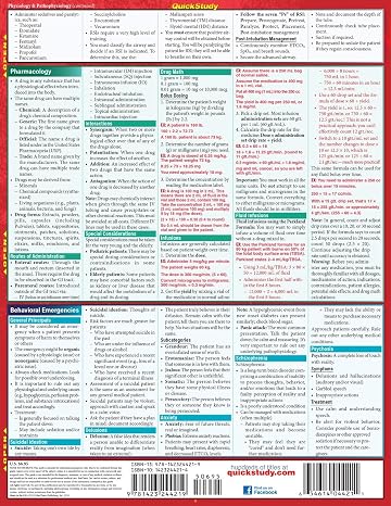 Paramedic: a QuickStudy Laminated Reference Guide