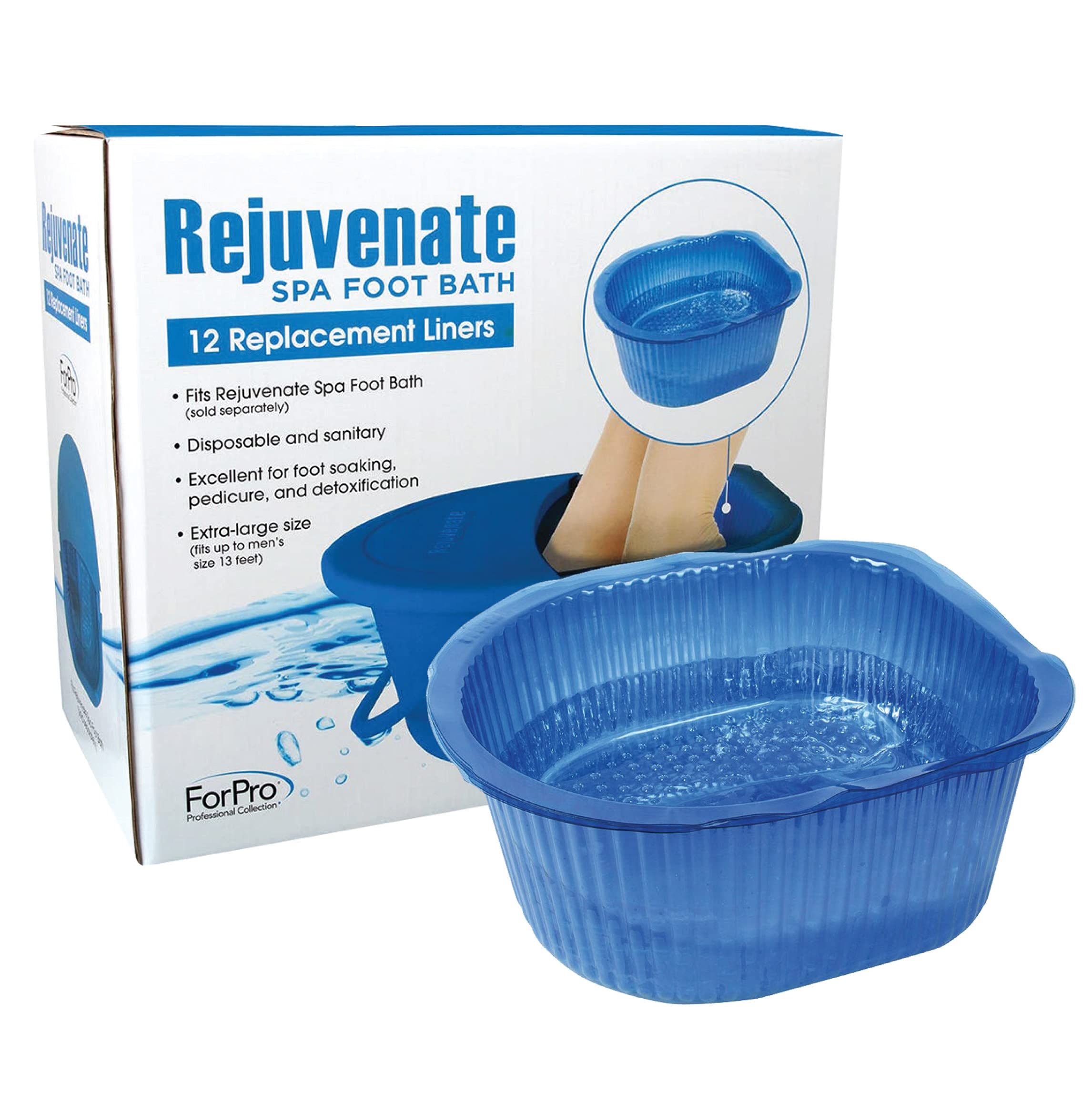 Buy Rejuvenate Spa Foot Bath Replacement Liners, Thick Disposable