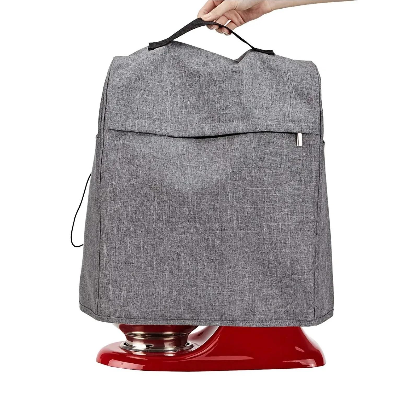 Abdeckung FüR Mixer Mixer Abdeckung Fall Küchenmaschine Wasserdicht Beständig Stand Staub Tragbare Leicht Zu Reinigen Gadget Werkzeug(White 36x23x36cm)