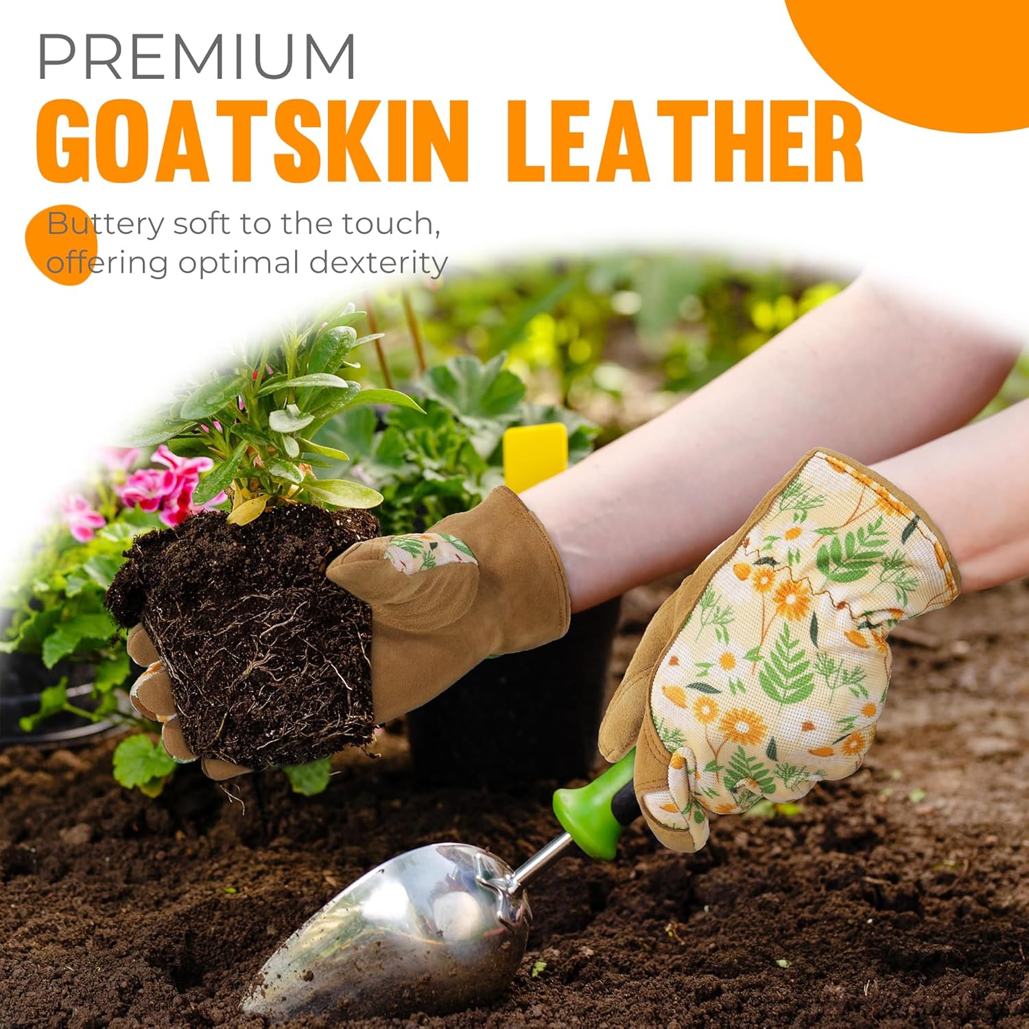 HANDLANDY Women Safety Work Gloves Utility Touch Screen Working Grip Glove for Yardwork Gardening Breathable Mechanic Gloves - Image 2