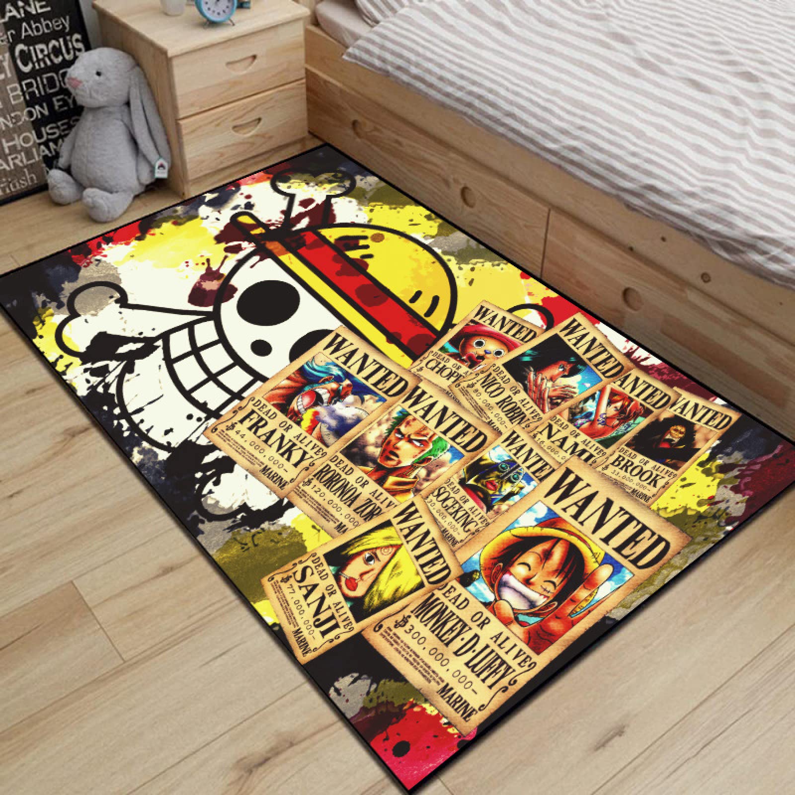 Amazon | ONE PIECE ワンピース 玄関マット 室内 吸水 40x60cm 屋内