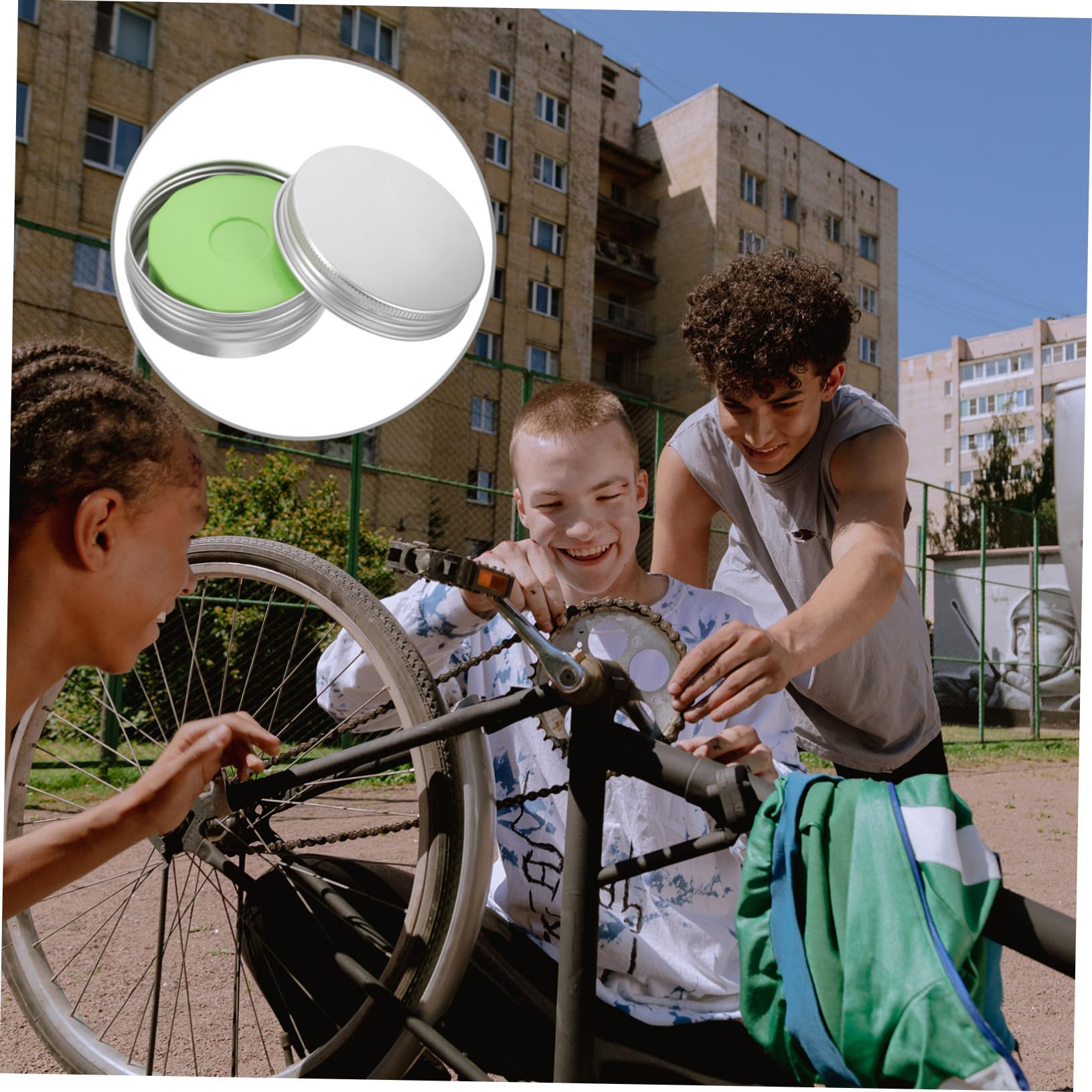 OSOLADY 3sets Bike Accessory Chain Oiler Lubricating Tool Bike Lubrication Tool Oil Roller Compact Portable Easy Use 2pcs*3