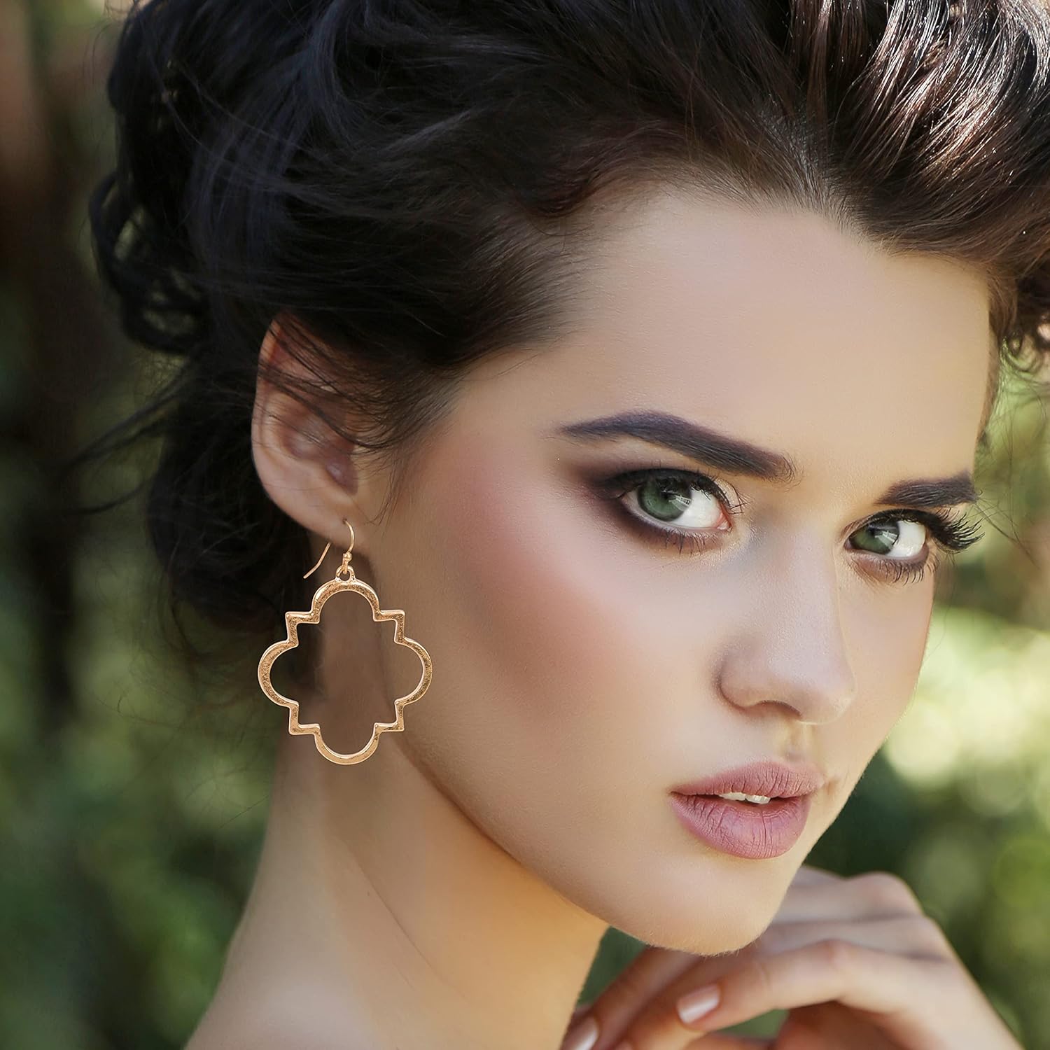 Artsy Boho Gold and Silver Dangle Fashion Earrings sets for Women - Image 3