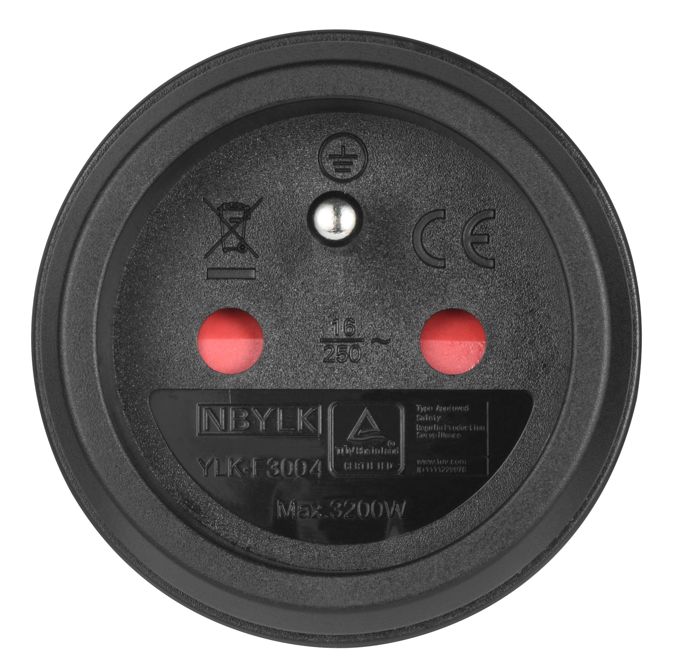 Electraline 523078 Fiche Femelle Français (2P+T) Electralock équipée d