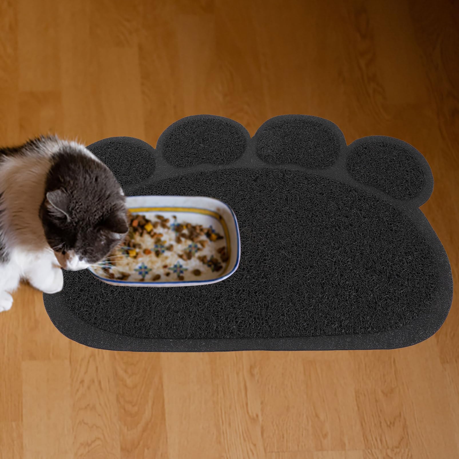 COLLBATH Katzenstreumatte Für Boden Innenbereich Haustiermatten Einfach Reinigen Rutschfeste Matte Schützen Katzenstreu Katzenstreuunterlagen Haustierbedarf Für Zuhause