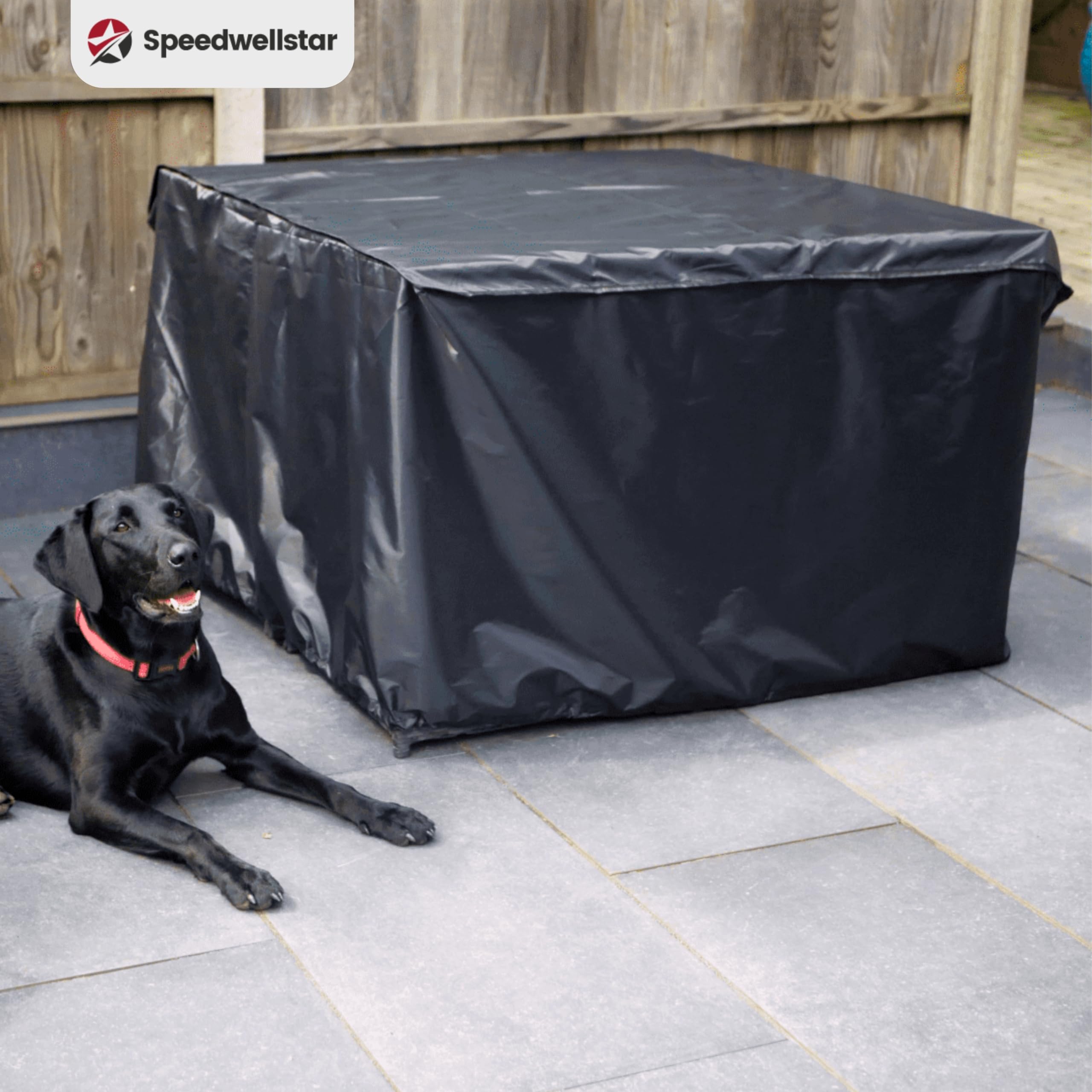 Housse Table Jardin Carrée Imperméable 125x125x74 cm Speedwellstar