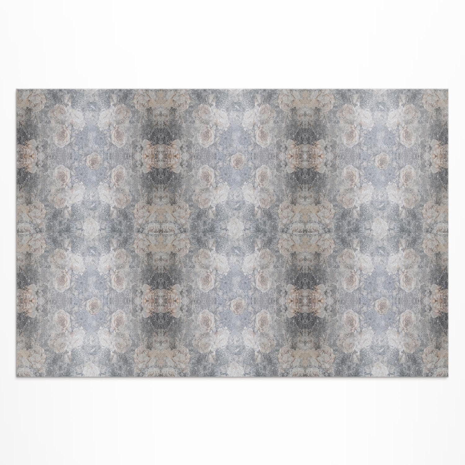Tapis de sol vinyle extérieur rectangulaire en PVC résistant pour jardin et porche