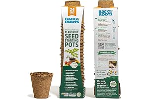 Back to the Roots Organic & Plantable Seedling Pots for Home Gardeners