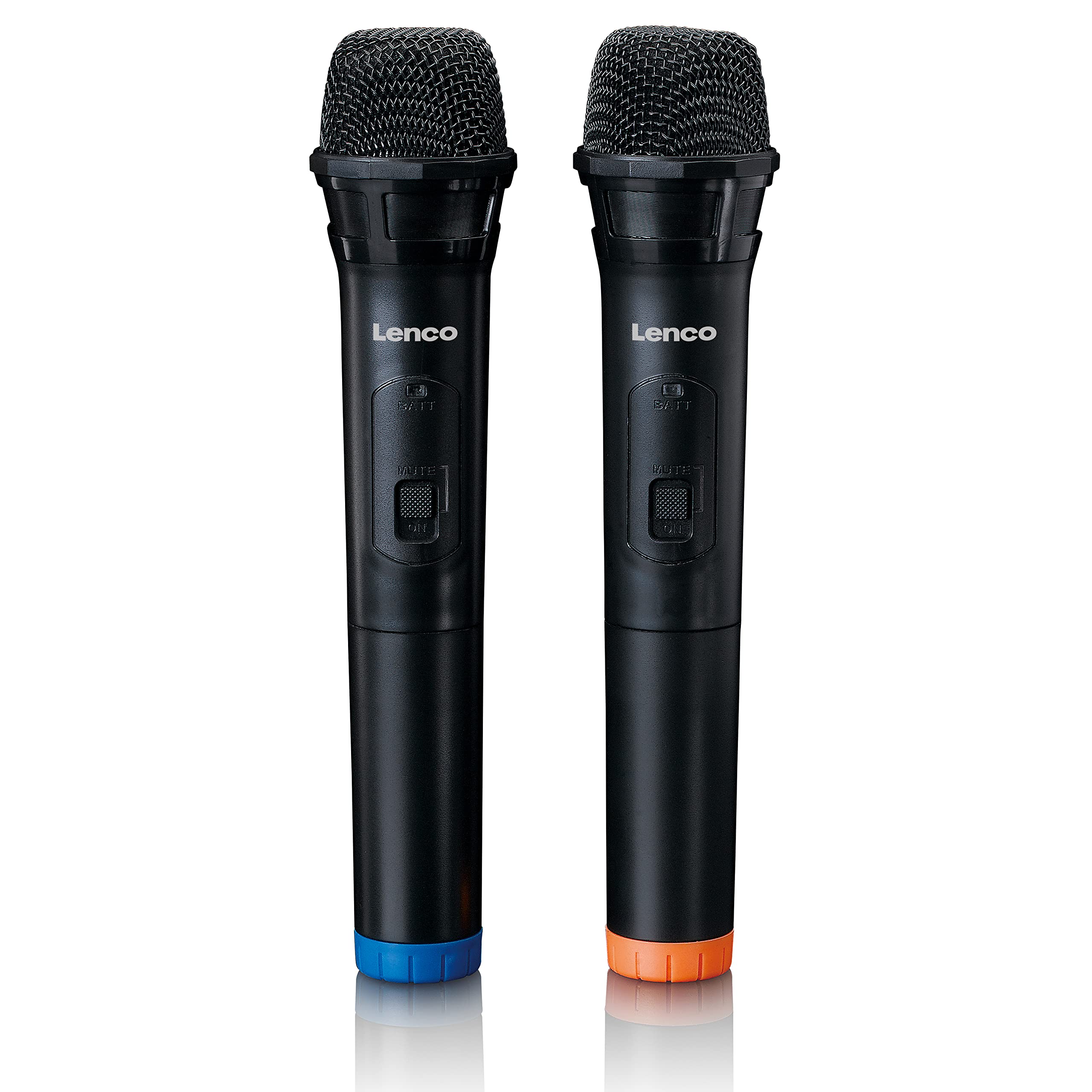 Lenco PA-220 Partybox - Système de sonorisation avec Bluetooth - TWS - 120 Watt RMS - Tweeter détachable - Télécommande - USB - Amplificateur de classe D - 2 microphones - Noir