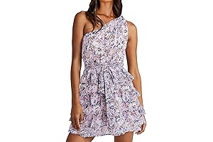 2024 Women's One-Shoulder Floral Summer Dress