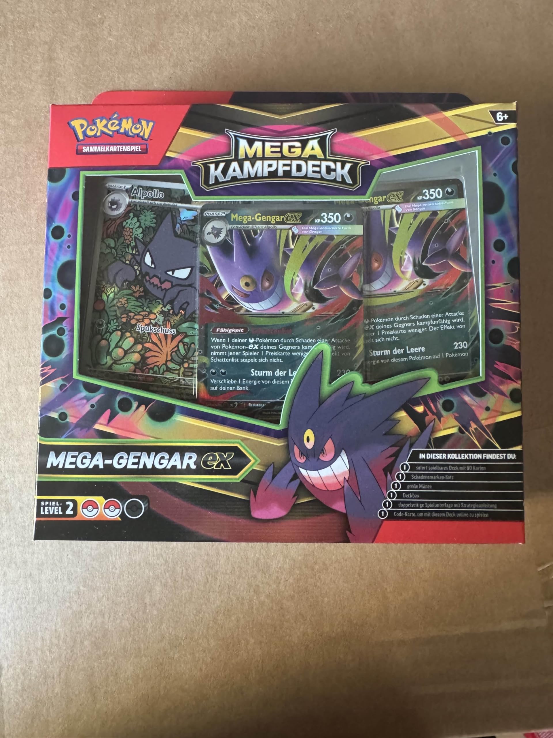 Pokémon Mega Battle Deck Gengar ex - DE : Amazon.es: Juguetes y juegos