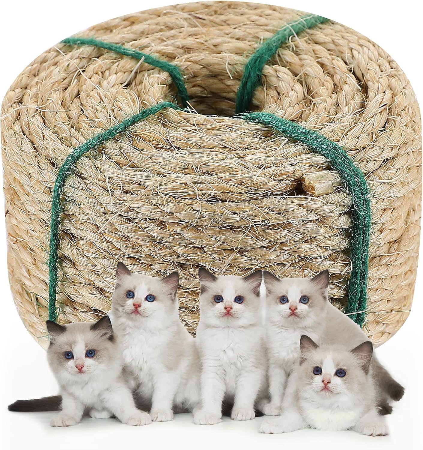 Natural Sisal Rope Heavy Duty Twine for Cat Scratching