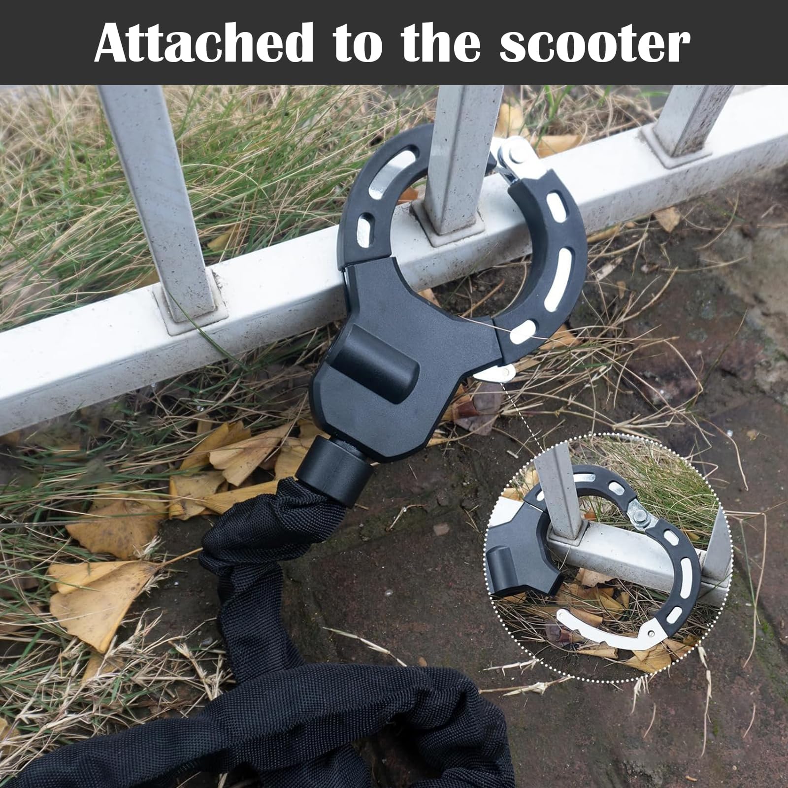 IMAYCC Menottes Antivol/Cadenas Trotinette Electrique, Idéal Pour, antivol troti