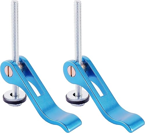 POWERTEC 71439 Tornillo de abrazadera en T Abrazaderas de sujeción para pistas en T que aceptan pernos de cabeza hexagonal de 516 pulgadas o más