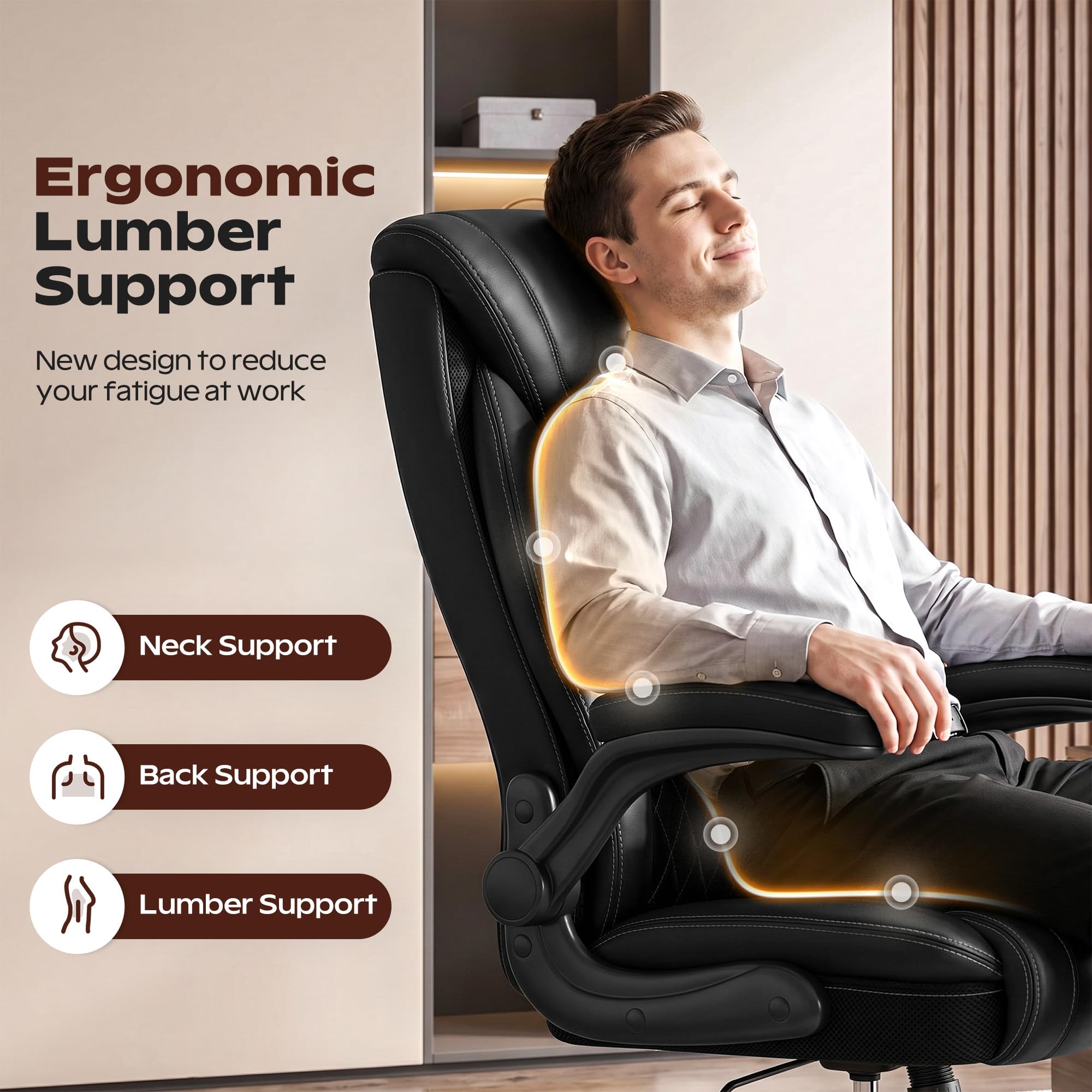 Amazon.com: BestGlory Office Chair, Ergonomic High Back Home