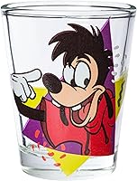 Vista 5 de Silver Buffalo Disney Una película Goofy - Juego de 4 mini vasos con personajes de Goofy, Max Goof, Roxanne y Bobby Zimuruski, 1.5 onzas