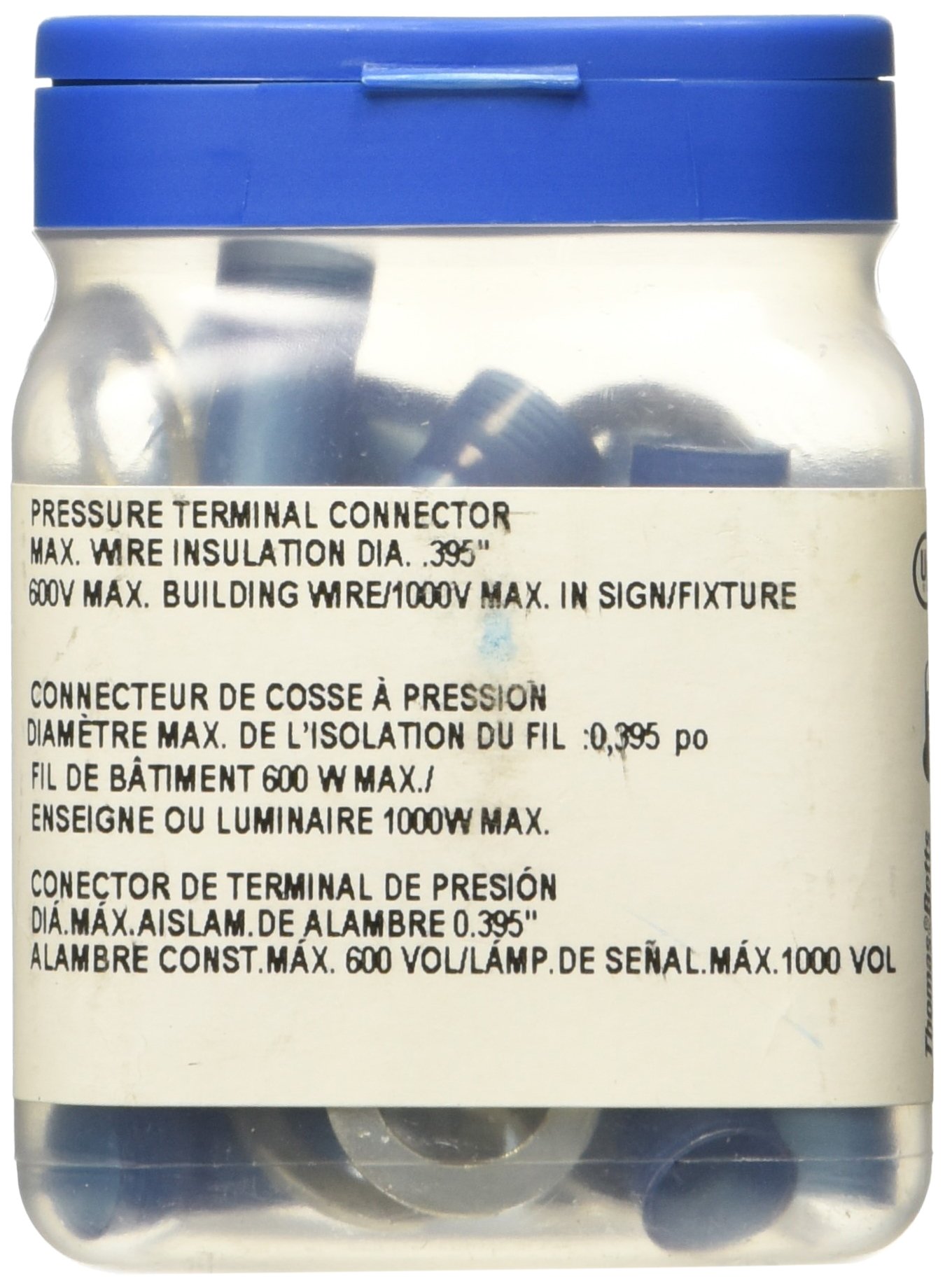 Thomas and Betts SK RE612 INS NYL Ring Term, 6, 1/2 (Pack of 20)