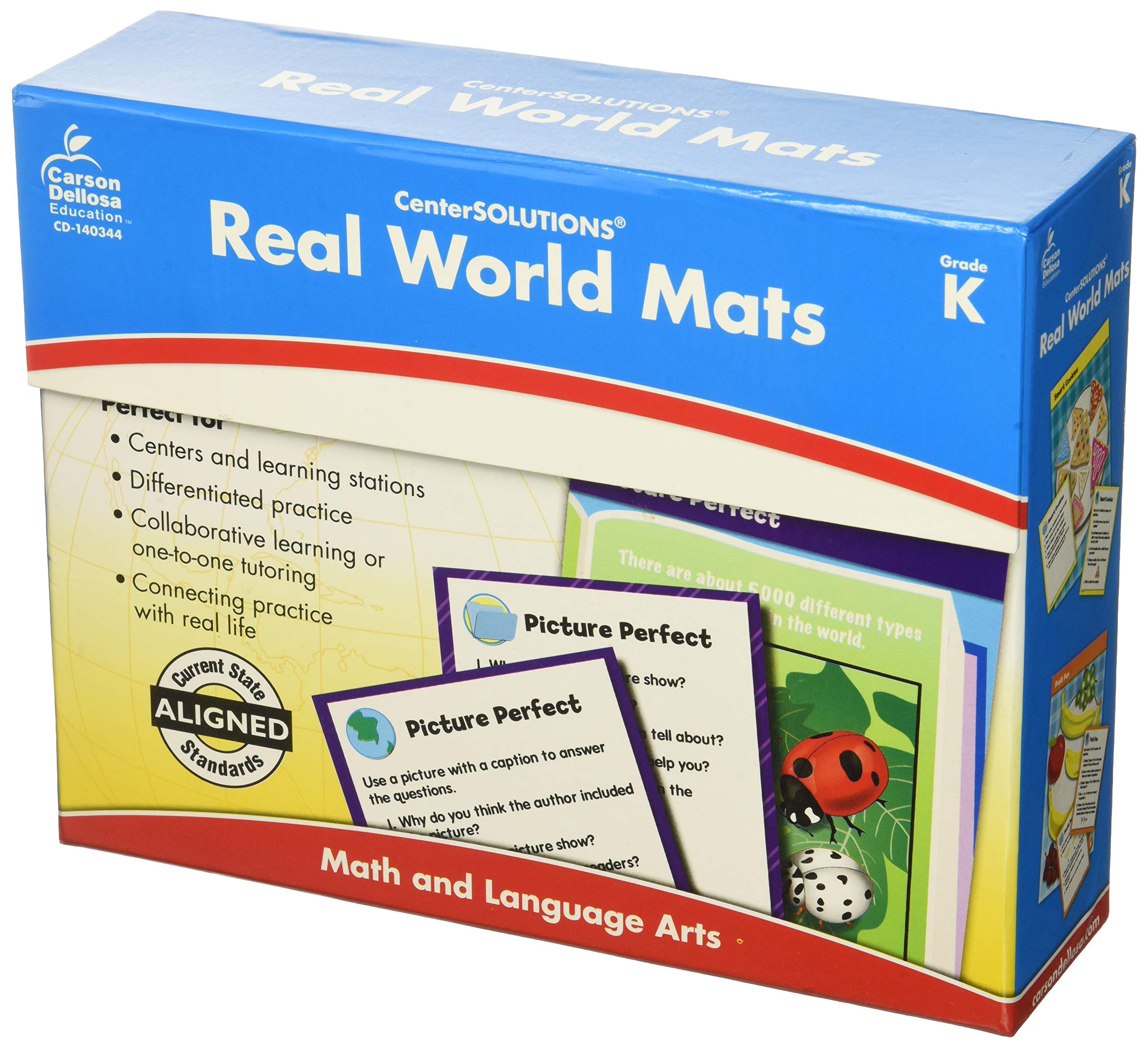 Carson-Dellosa Publishing Real World Mats, Grade K