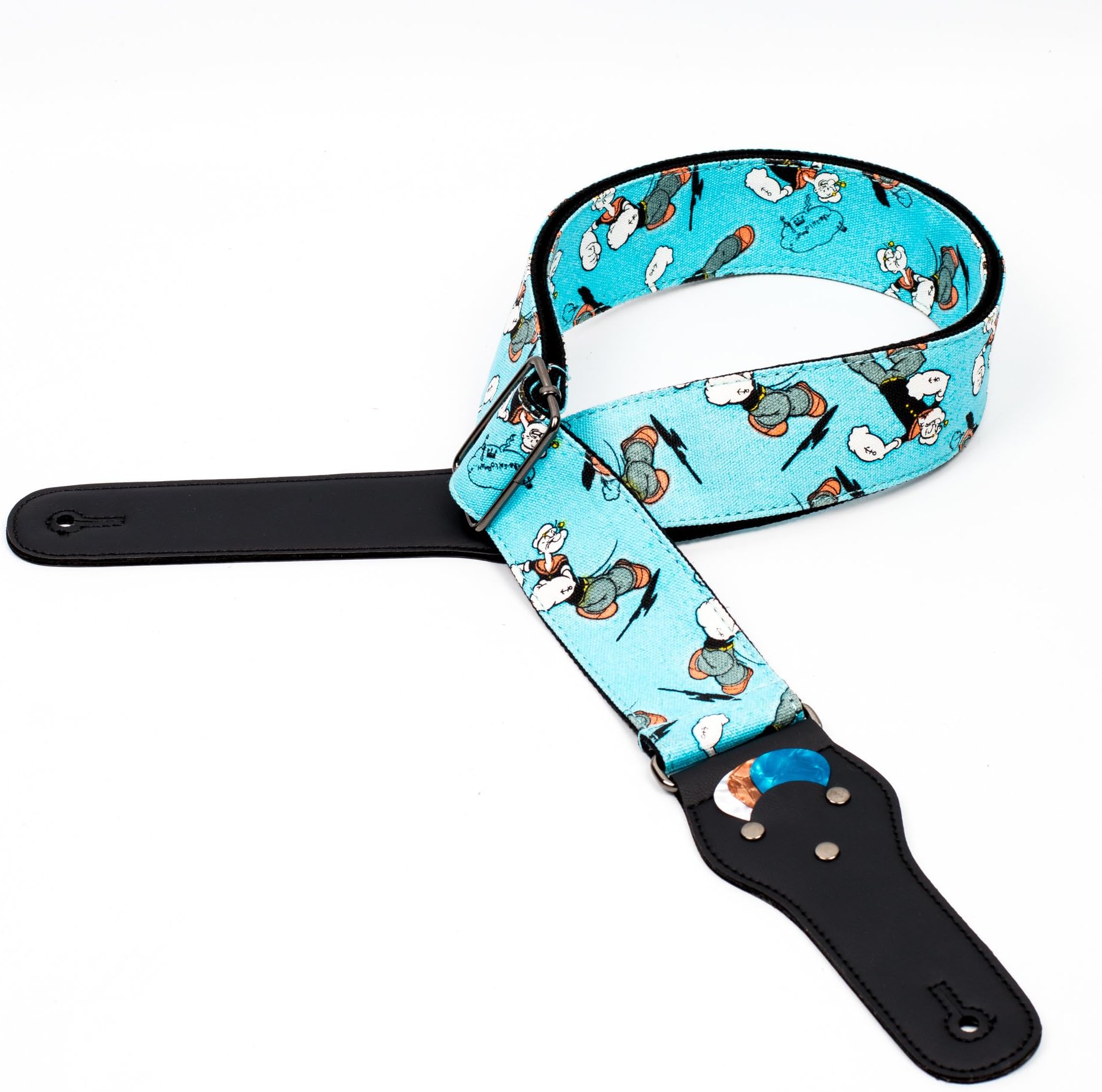 Correa para guitarra de algodón Puro de 6,3 cm de ancho