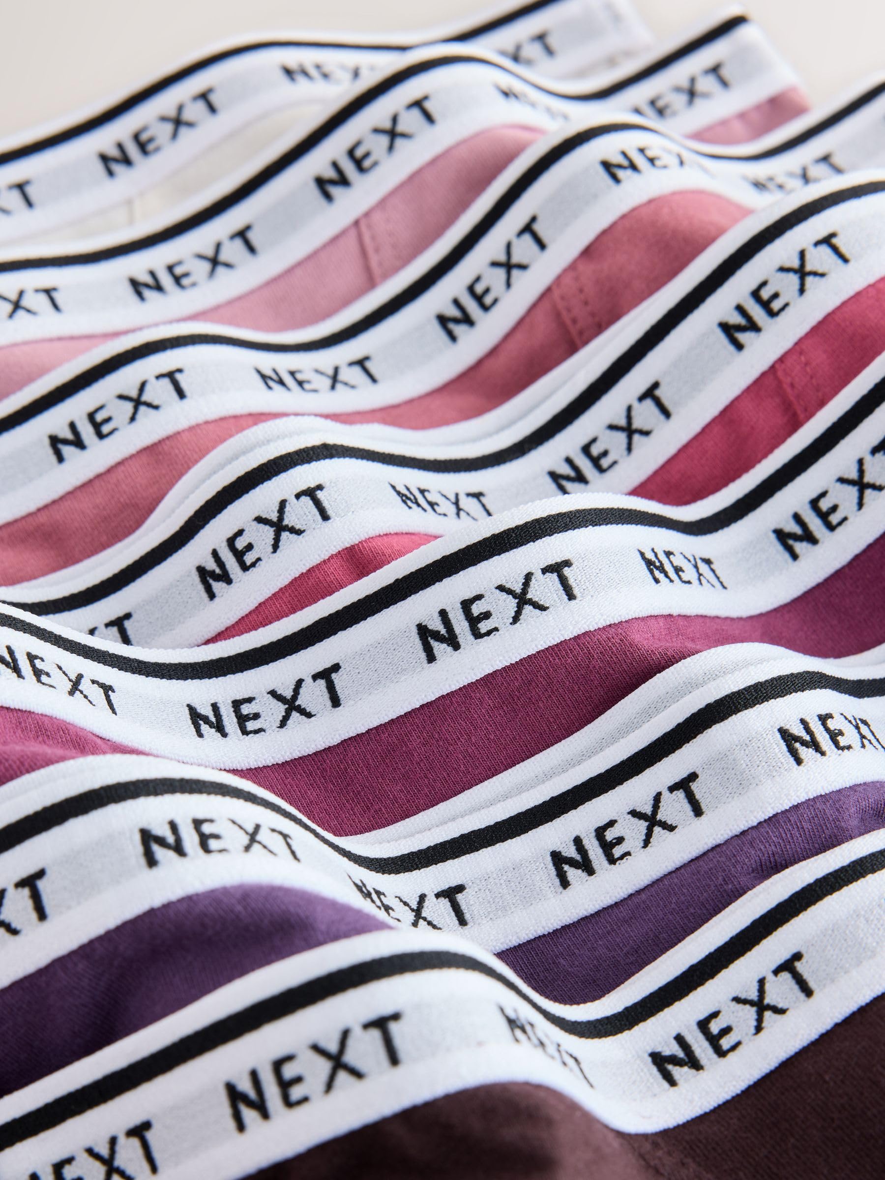 NEXT Mujeres Pack de 7 Braguitas Estilo Culotte de algodón con Logotipo