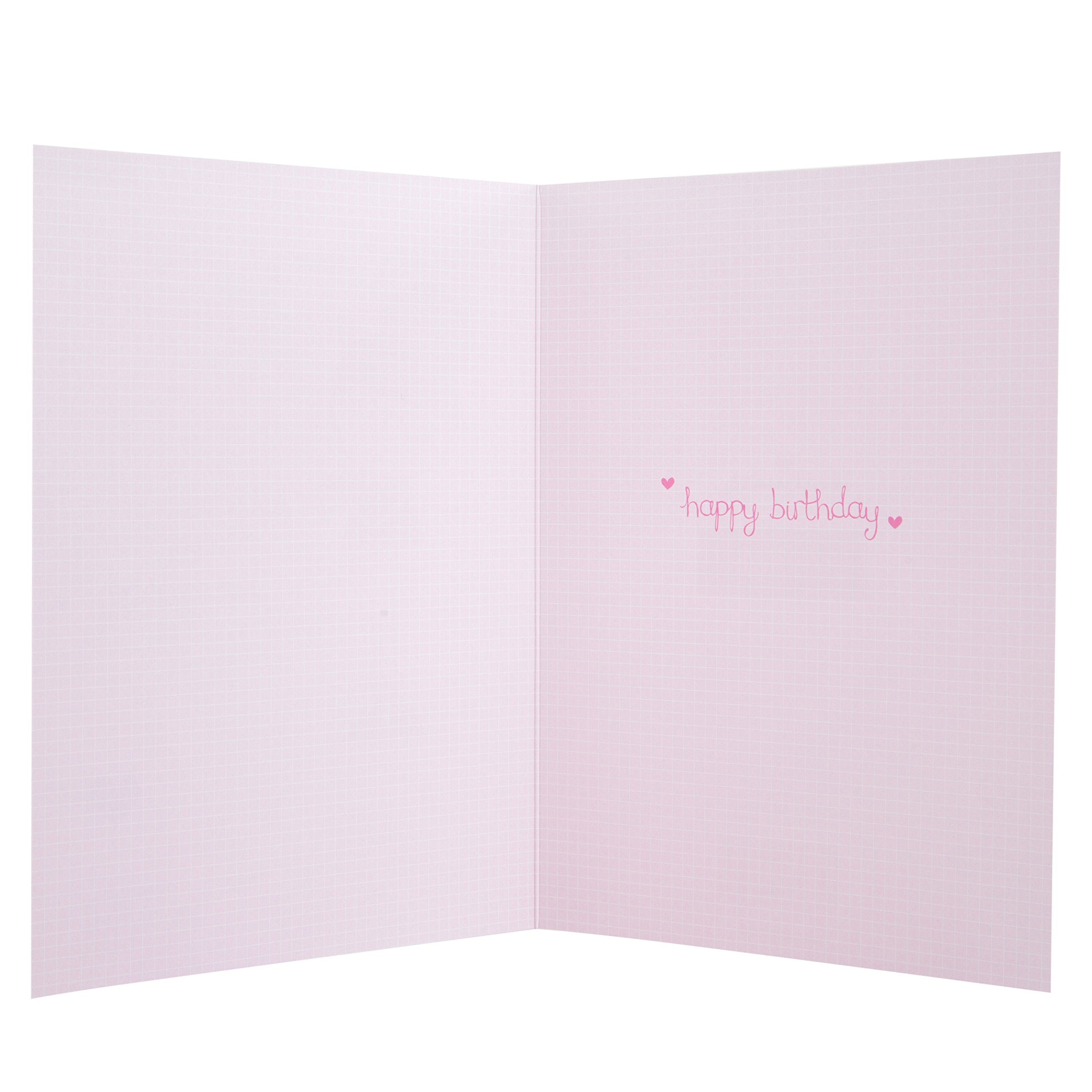 Biglietto Di Auguri Hallmark Per Compleanno Della Mamma – Design Classico Con Scritta Love You, Dettagli Oro E Cuore 3D, Con Busta