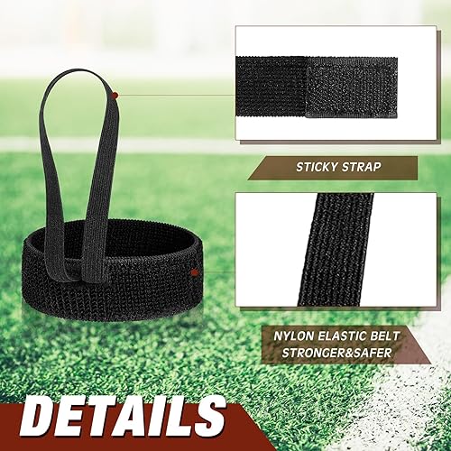 Miniatura 5 de Deekin Football Down Indicator Football Wristband Referee Wristband for Sports Match Accessories, Black
