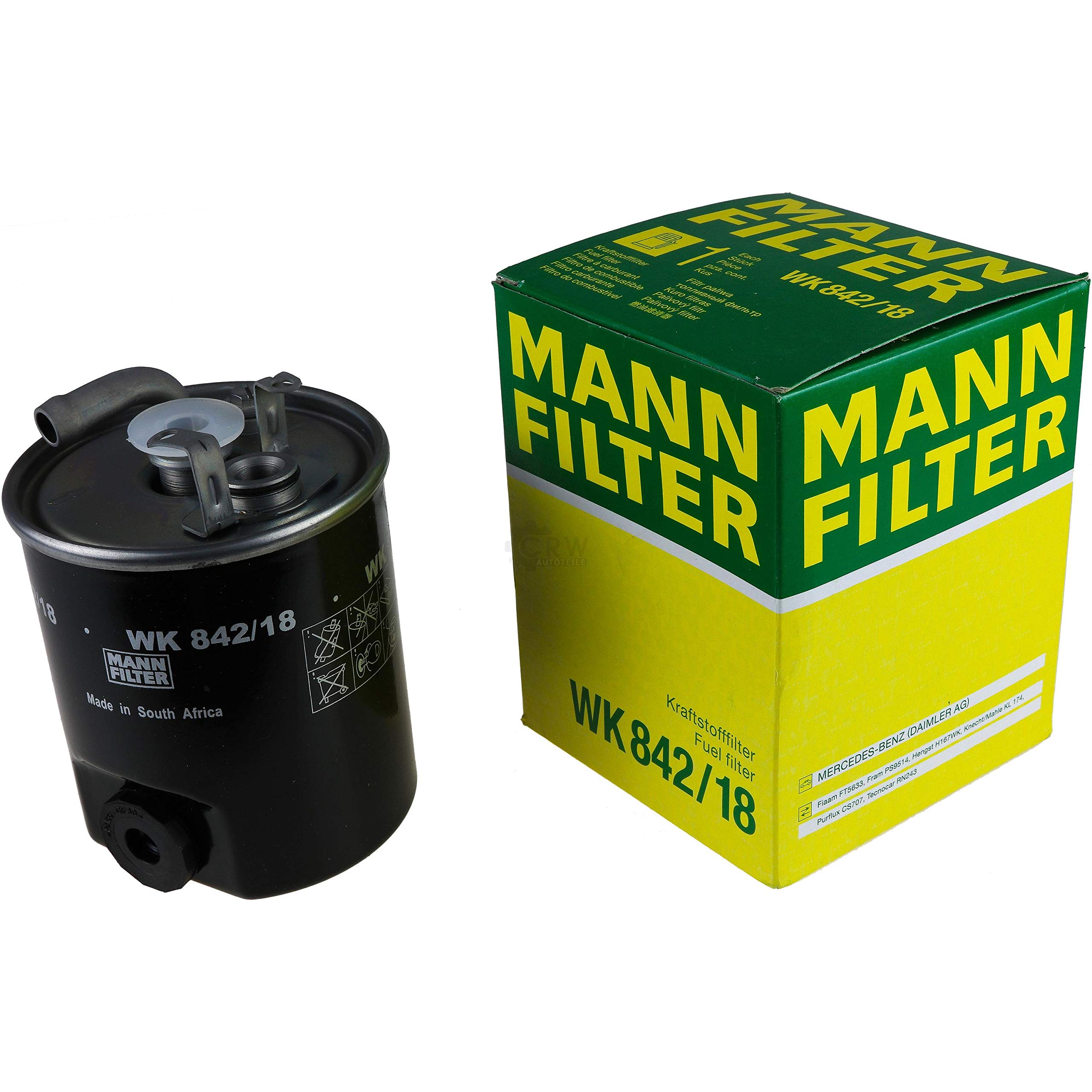 Paquete de inspección Kit de mantenimiento de filtros con filtro de aceite HU 615/3 x, filtro de aire C 11 120, filtro de combustible WK 842/18, filtro de habitáculo CUK 3780, tornillo de