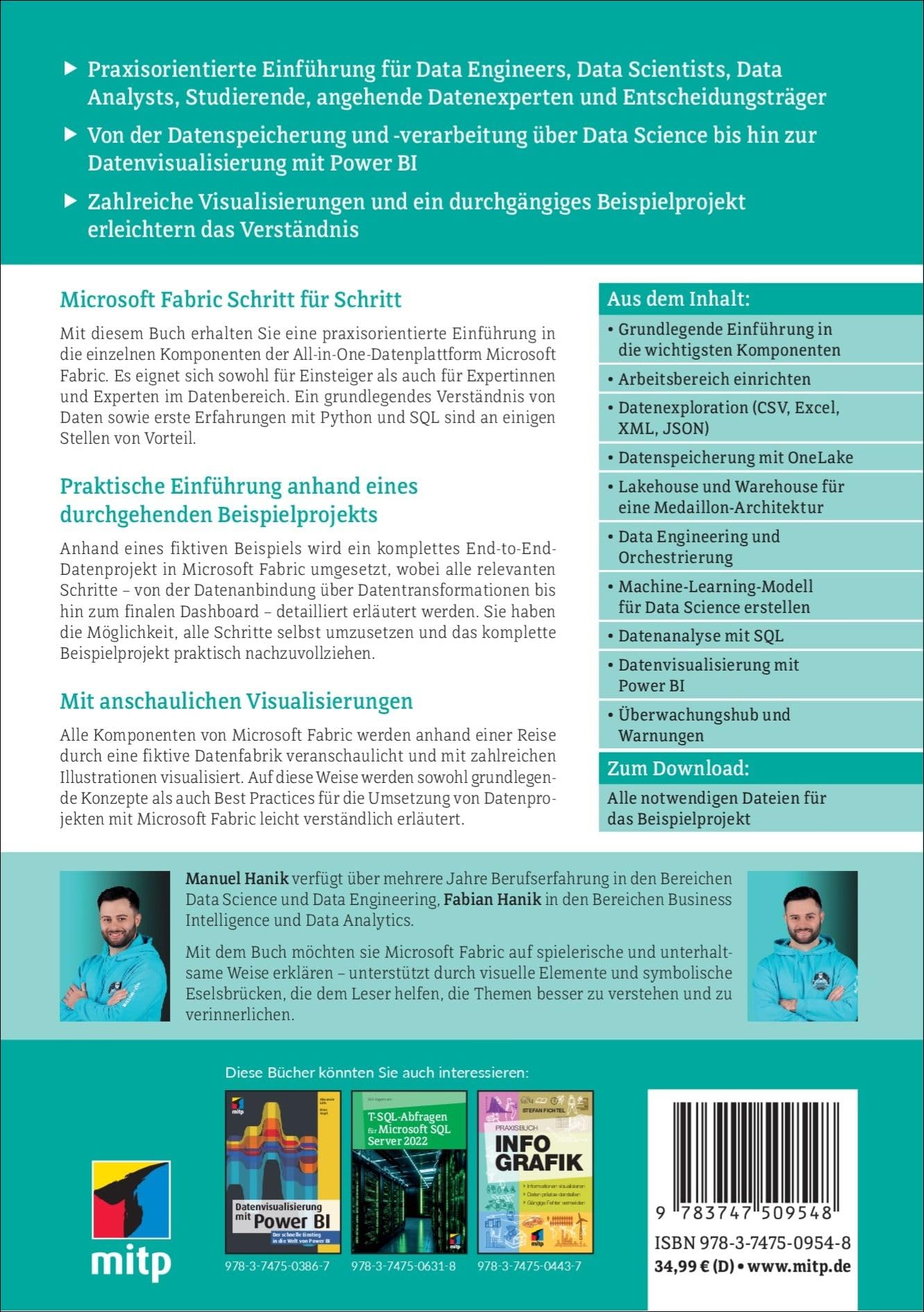 Microsoft Fabric: Der praktische Einstieg in die All-In-One-Datenplattform für Data Science & Co. (mitp Professional)